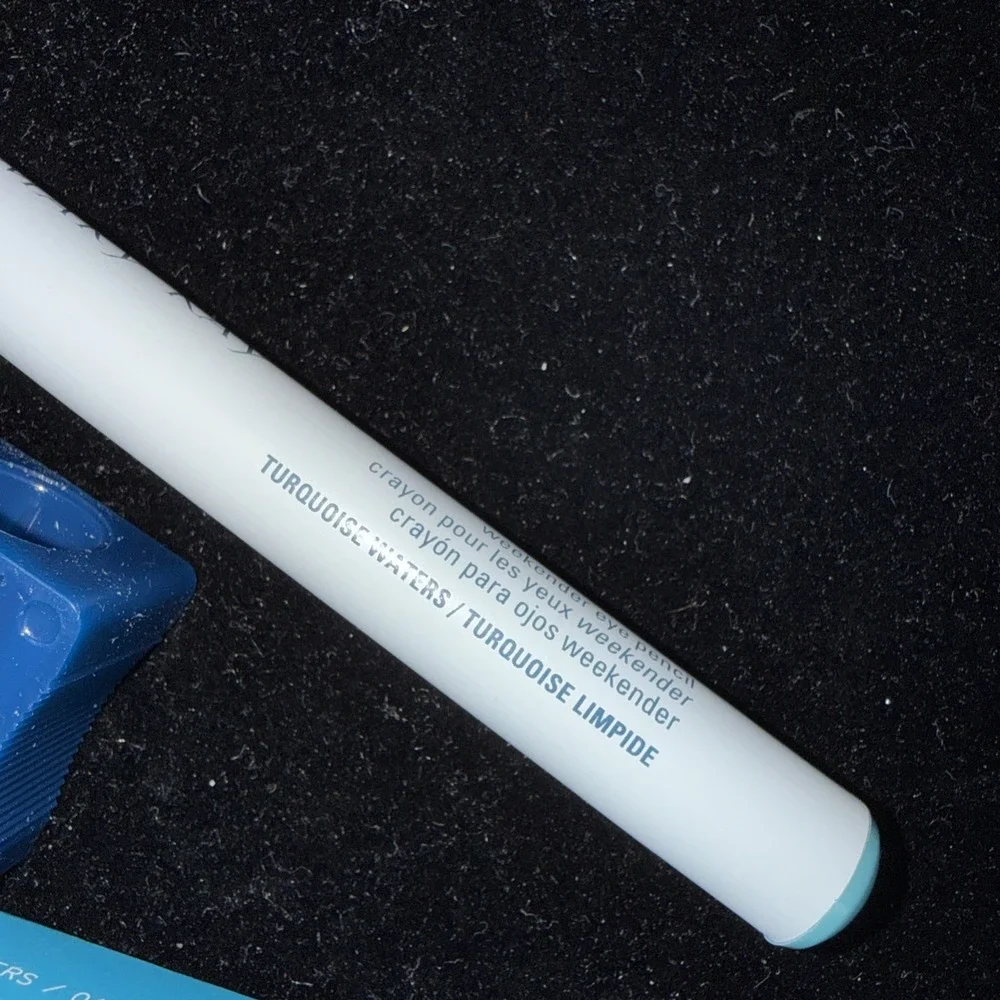 MARY KAY WEEKENDER EYE PENCILS W/ sharpener NIB White Wash‎ Turquoise Water 5581